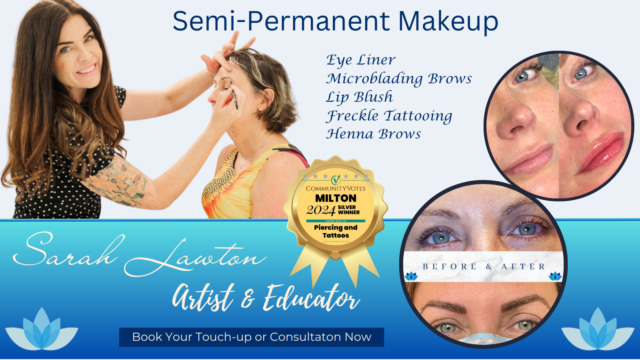 milton microblading eyebrow semi-permanent makeup sarah lawton spa salon