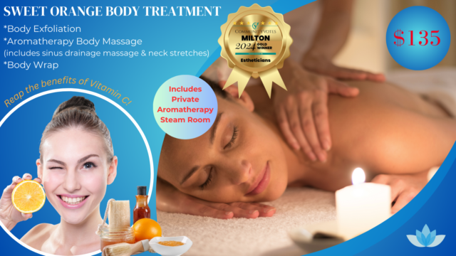 Milton Spa body massage scrub wrap hair steam room