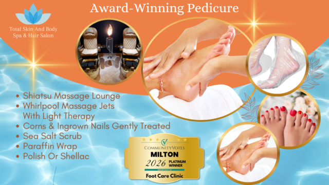 Award-winning-pedicure-milton-spa-nail-trimming-french